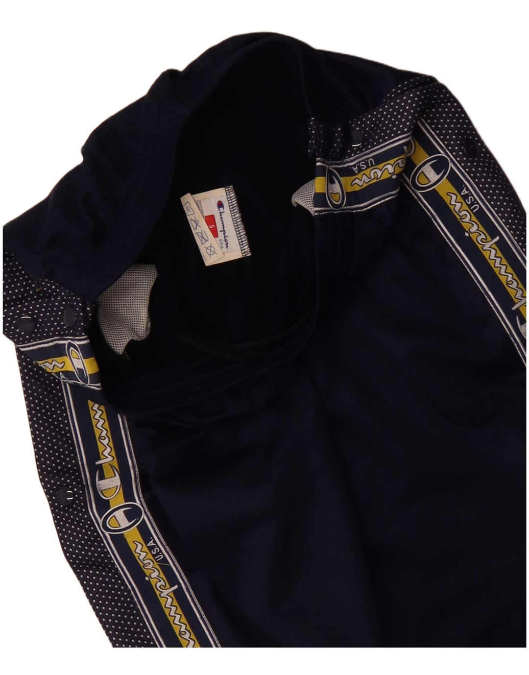 Champion Mens USA Graphic Tracksuit Trousers Small  Navy Blue Polyester