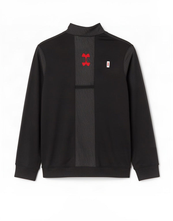 Under Armour Mens Cold Gear Sweatshirt Jumper Small Black Colourblock