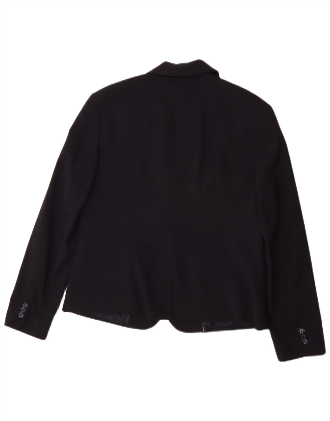 Esprit Womens 2 Button Blazer Jacket UK 16 Large Navy Blue Polyester