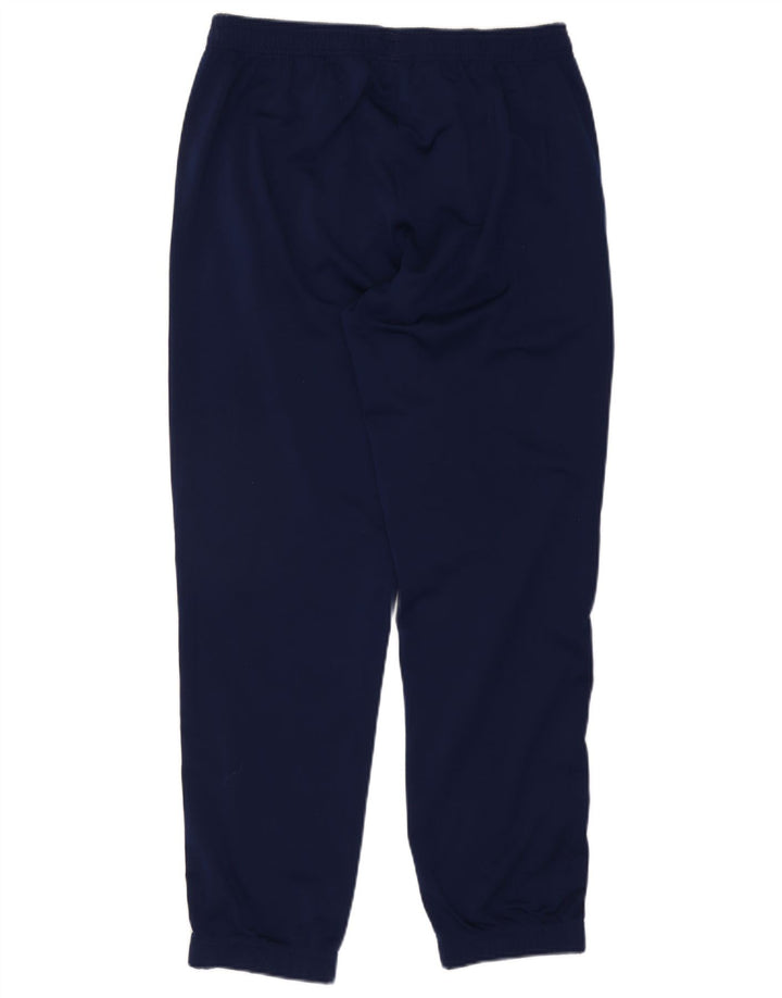 ADIDAS Mens Tracksuit Trousers Joggers Large Navy Blue Polyester