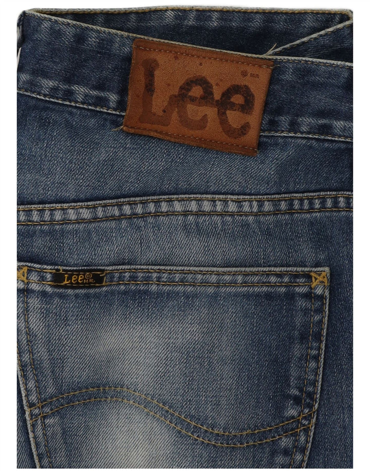 Lee Womens Flared Jeans W32 L29 Blue Cotton