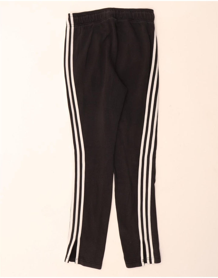ADIDAS Womens Tracksuit Trousers UK 4/6 XS Black Cotton
