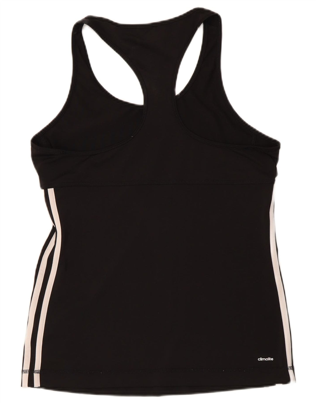 Adidas Womens Climalite Vest Top UK 12/14 Medium Black Polyester