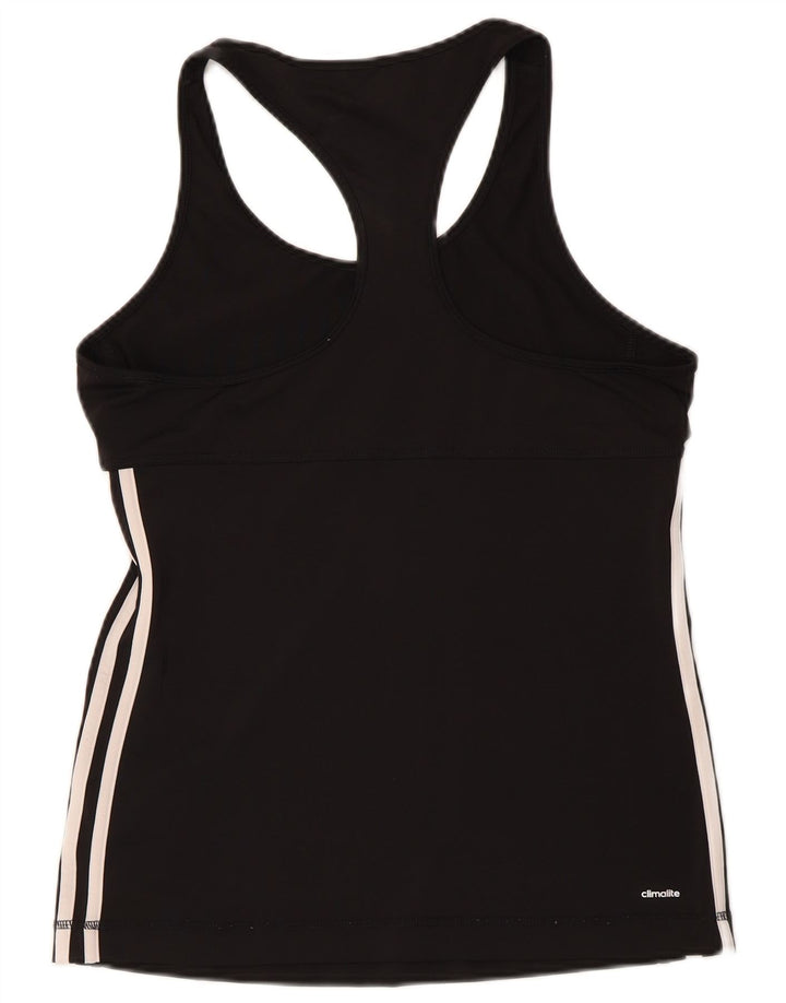 Adidas Womens Climalite Vest Top UK 12/14 Medium Black Polyester