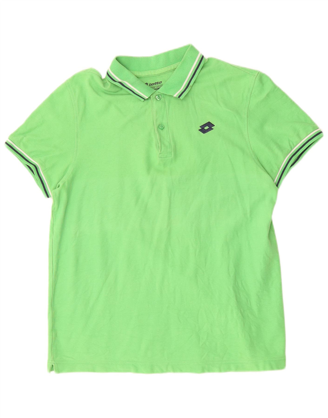 LOTTO Mens Polo Shirt Medium Green