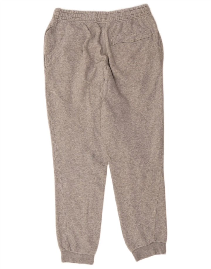NIKE Mens Tracksuit Trousers Joggers Small Grey Cotton