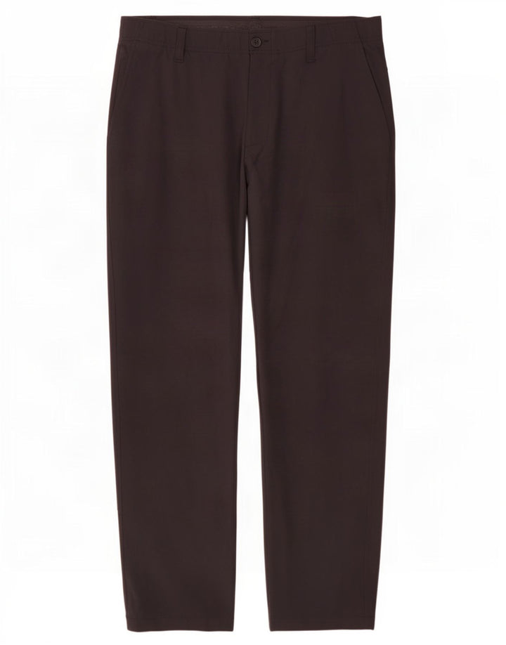 Under Armour Mens Slim Chino Trousers W36 L32 Black Polyester