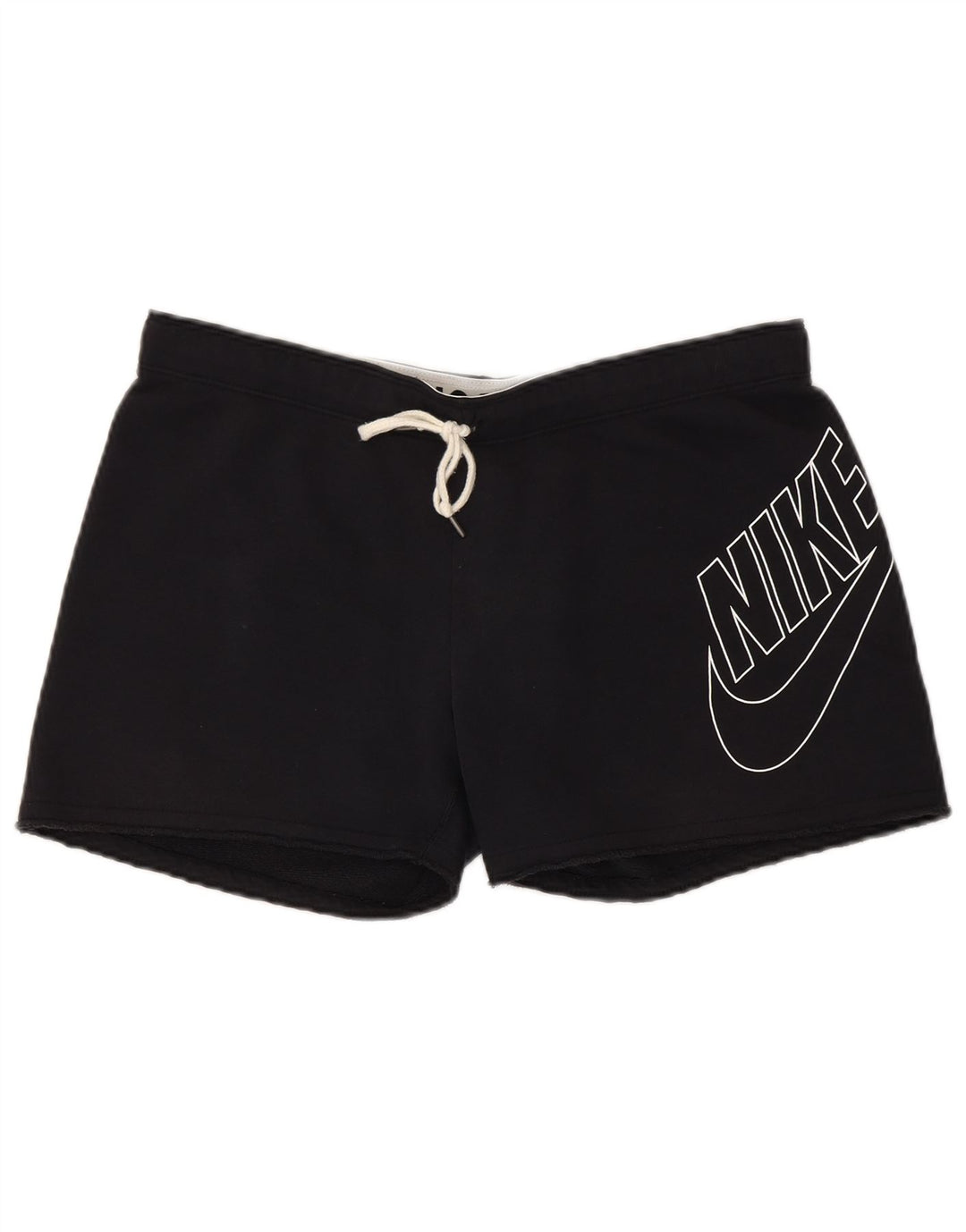 NIKE Mens Graphic Sport Shorts Medium Black Cotton