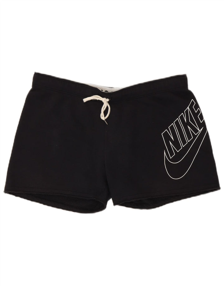 NIKE Mens Graphic Sport Shorts Medium Black Cotton