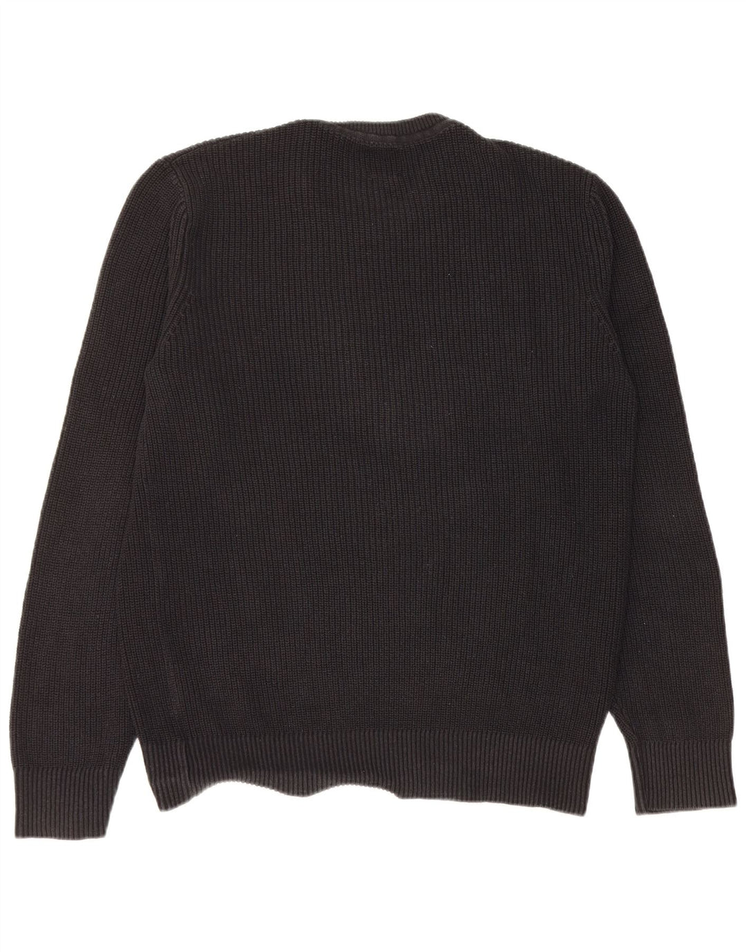 Gap Mens Crew Neck Jumper Sweater Medium Black Cotton