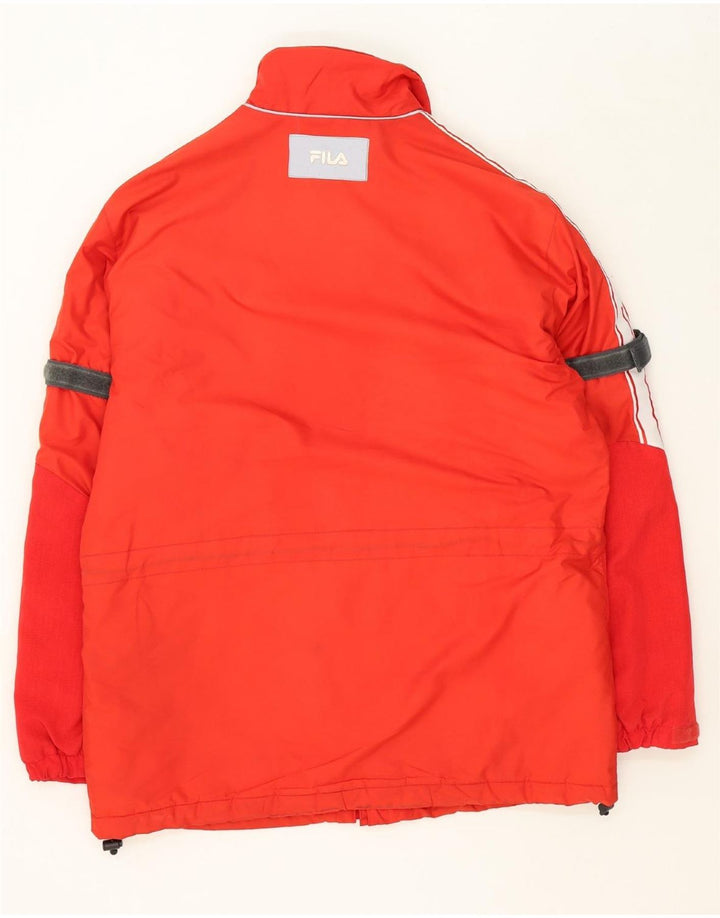 FILA Mens Windbreaker Jacket UK 40 Large Red Vintage Fila and Second-Hand Fila from Messina Hembry 
