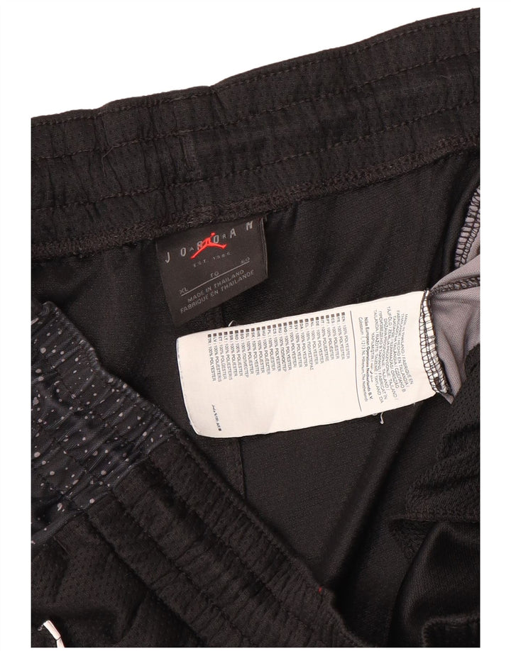 Jordan Mens Sport Shorts XL  Black Spotted Polyester