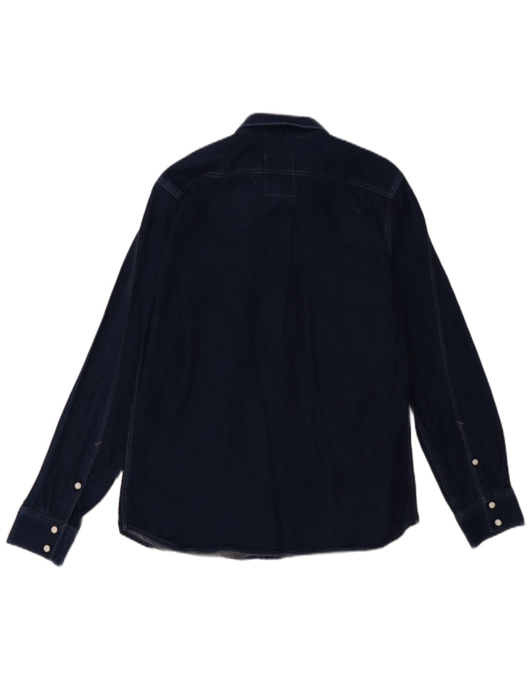 G-Star Mens Denim Shirt Medium Navy Blue Cotton