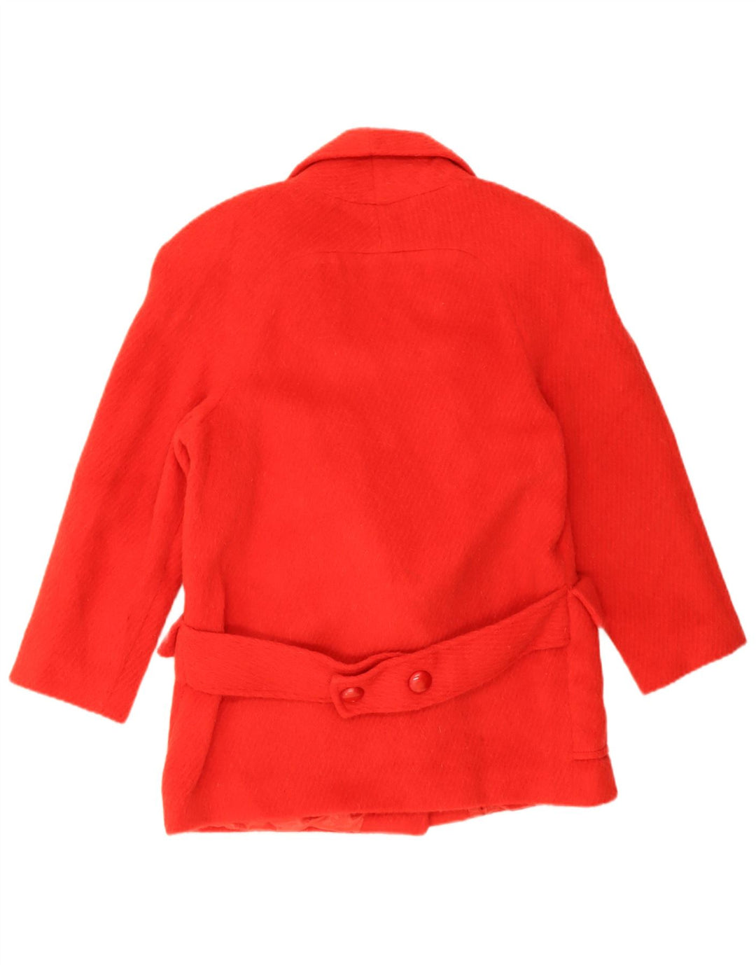 Vintage Womens 2 Button Blazer Jacket IT 42 Medium Red Wool