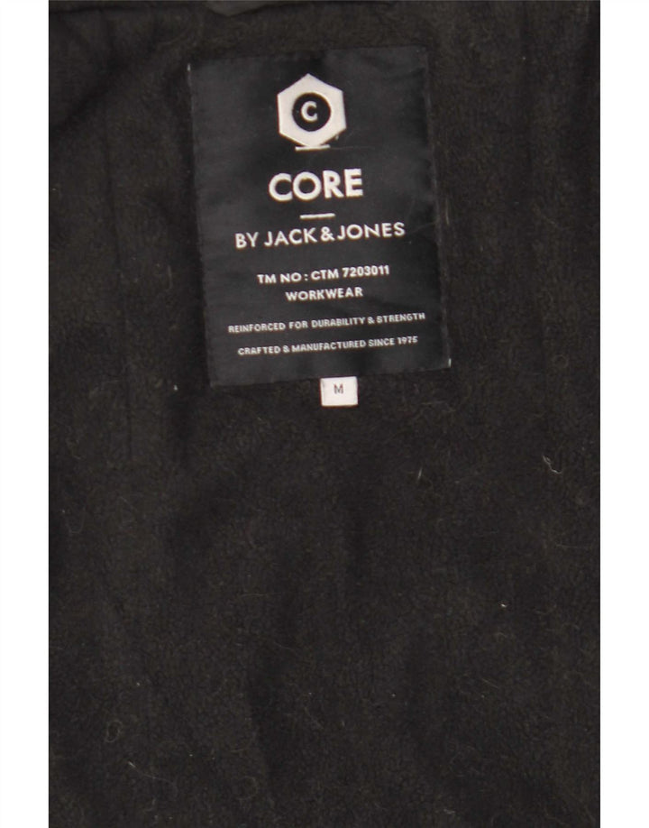 Jack & Jones Mens Windbreaker Jacket UK 38 Medium Black