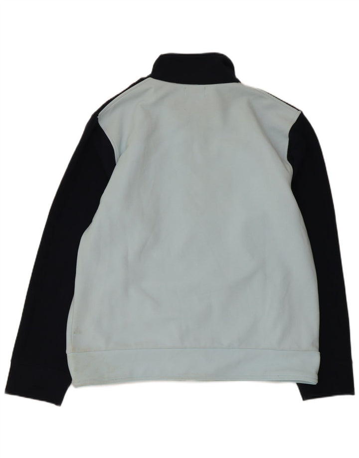 KAPPA Womens Tracksuit Top Jacket UK 18 XL Blue Colourblock Polyester