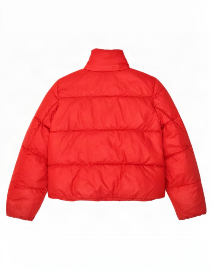 Michael Kors Womens Padded Jacket UK 10 Small Red Polyester