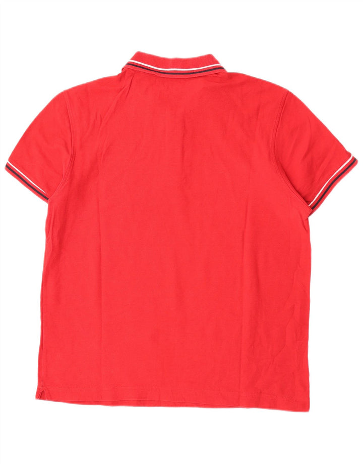 Lotto Mens Polo Shirt Medium Red Cotton