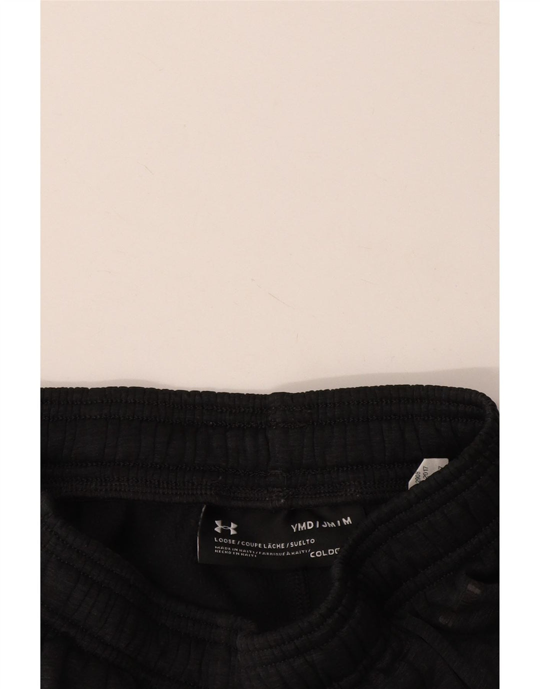 UNDER ARMOUR Boys Cold Gear Tracksuit Trousers 9-10 Years Medium Black