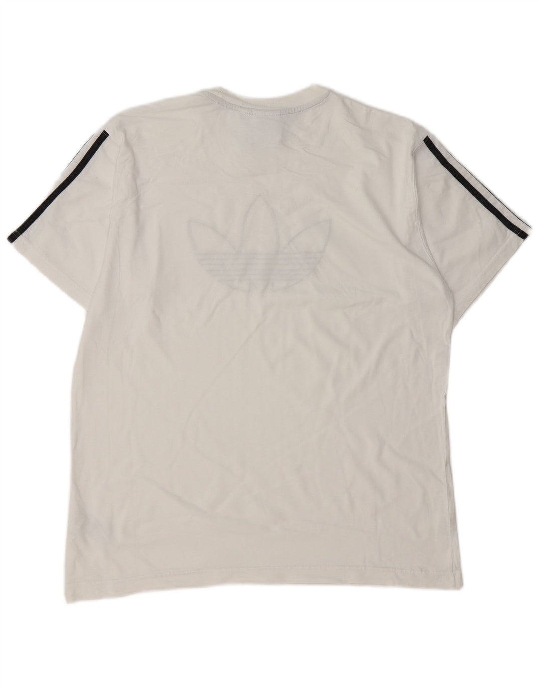 Adidas Mens Graphic T-Shirt Top Large White Cotton