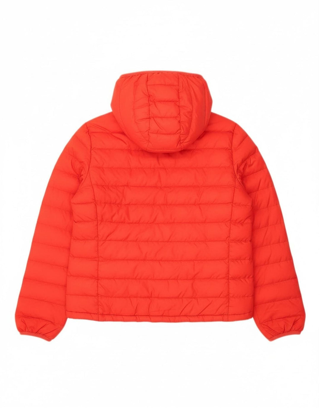 Levi's Womens Hooded Padded Jacket UK 16 Large Red Polyester