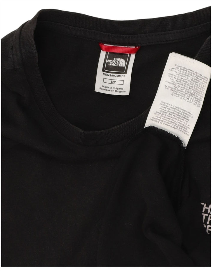 THE NORTH FACE Mens T-Shirt Top Small Black Cotton