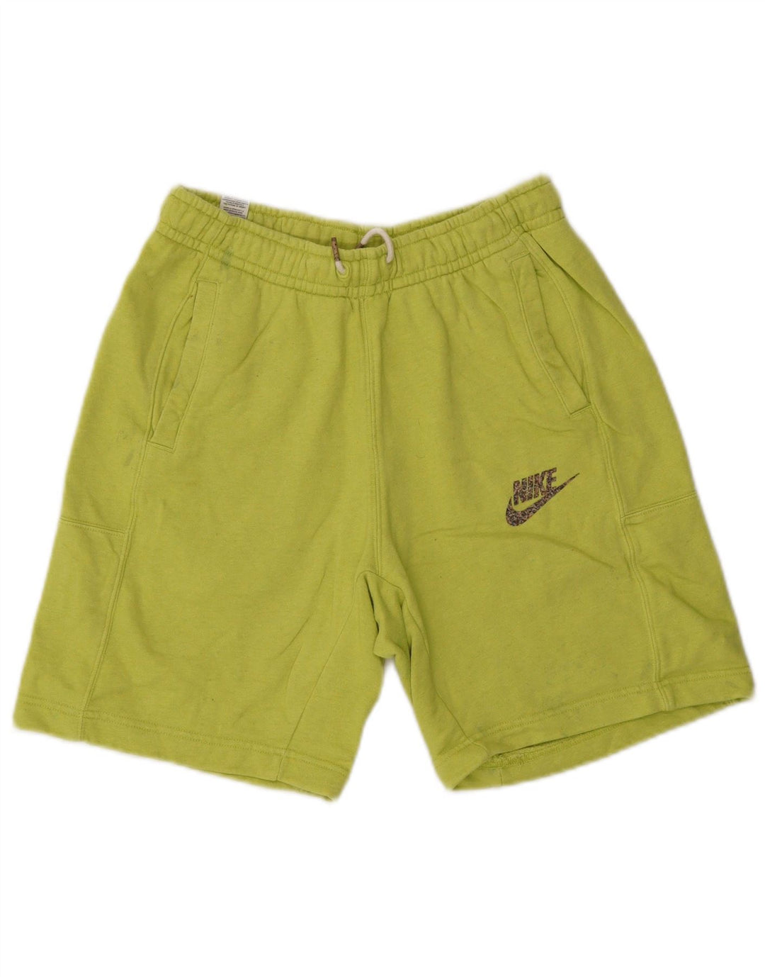 Nike Mens Sport Shorts Small  Green Cotton