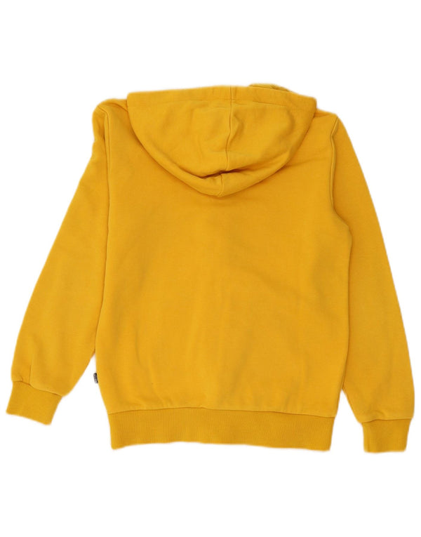 PUMA Boys Graphic Zip Hoodie Sweater 11-12 Years  Yellow Cotton