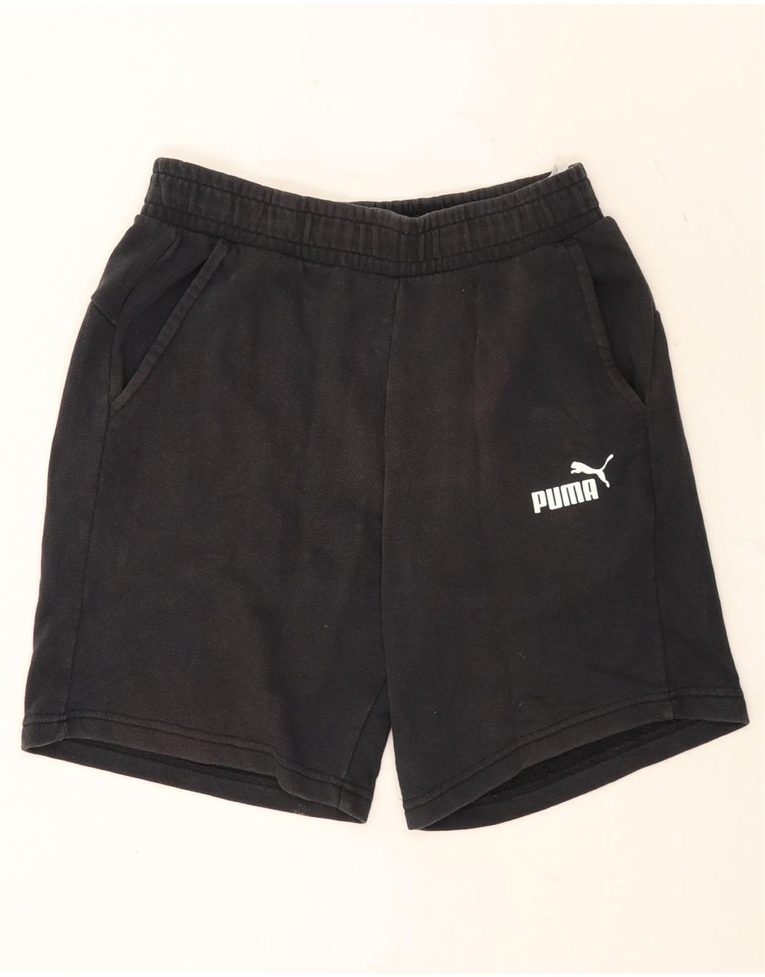 Puma Mens Sport Shorts Medium  Black Cotton