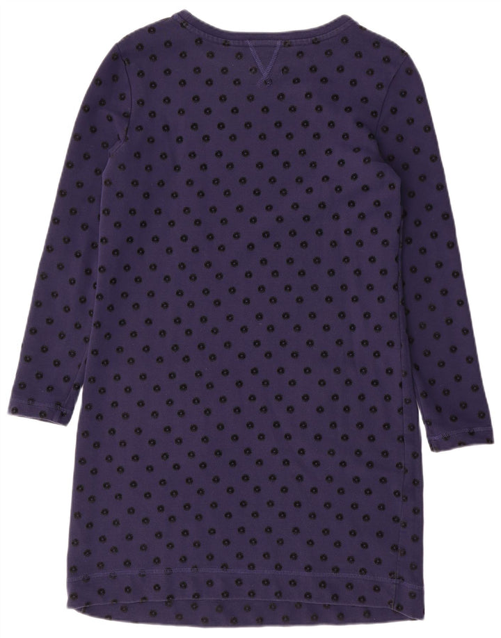 WHITE STUFF Womens Jumper Dress UK 12 Medium  Navy Blue Spotted