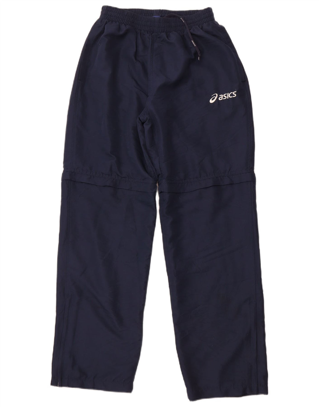 ASICS Womens Tracksuit Trousers UK 14 Large  Navy Blue Polyester