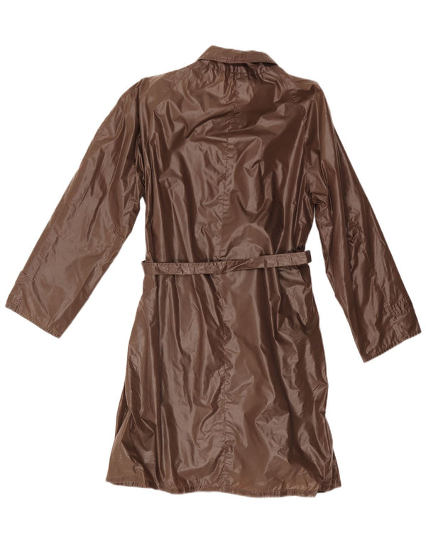 LEONARDO Womens Raincoat UK 14 Medium Brown
