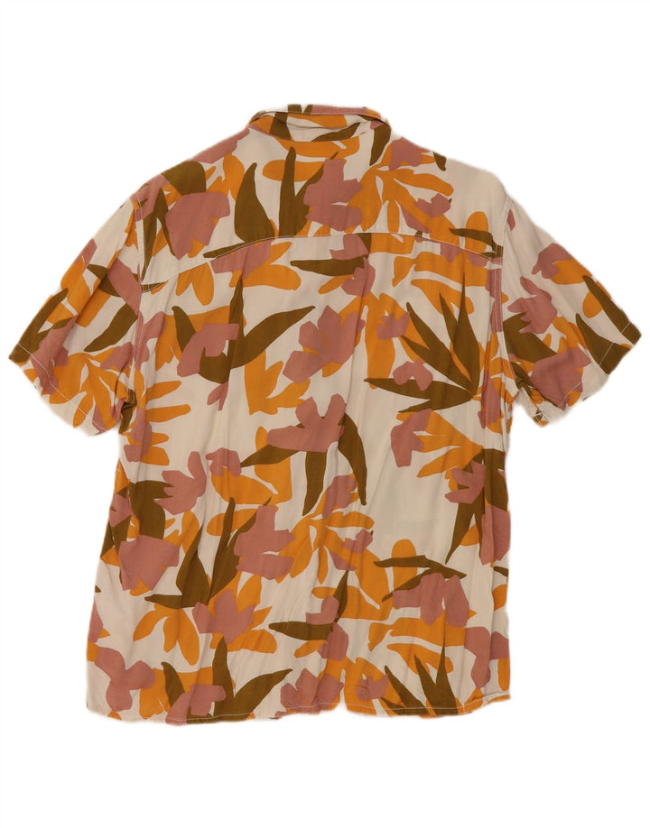 O'NEILL Mens Abstract Pattern Short Sleeve Shirt Small Multicoloured