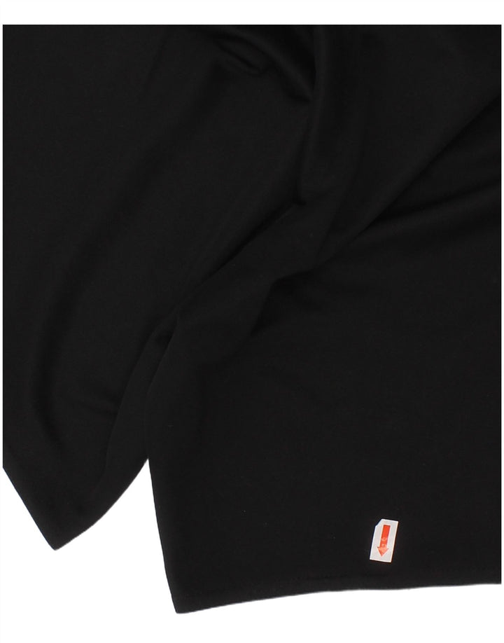 ADIDAS Boys Climalite Sport Shorts 7-8 Years XS Black Polyester