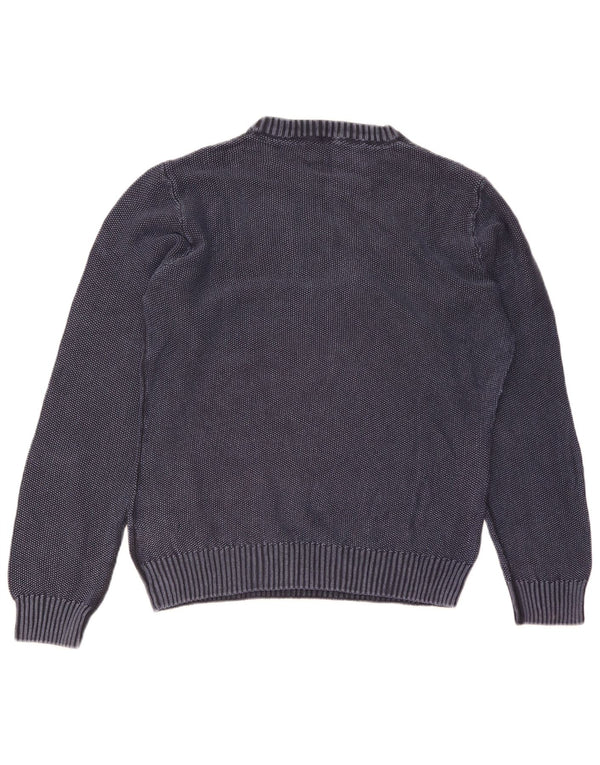 Mistral Mens Crew Neck Jumper Sweater XL Navy Blue Cotton