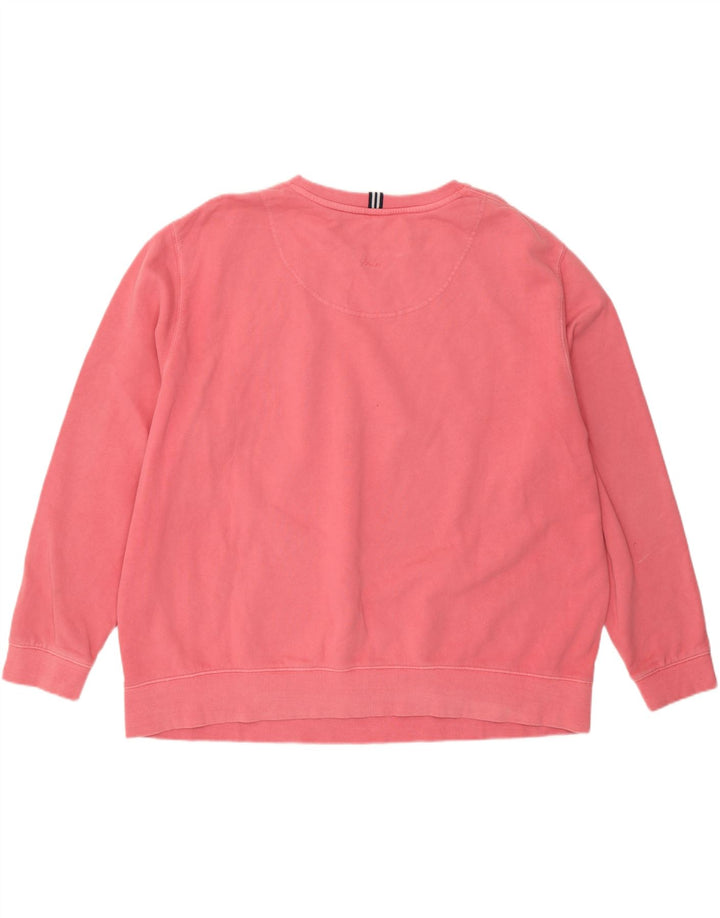 JOULES Womens Sweatshirt Jumper UK 22 3XL Pink Cotton