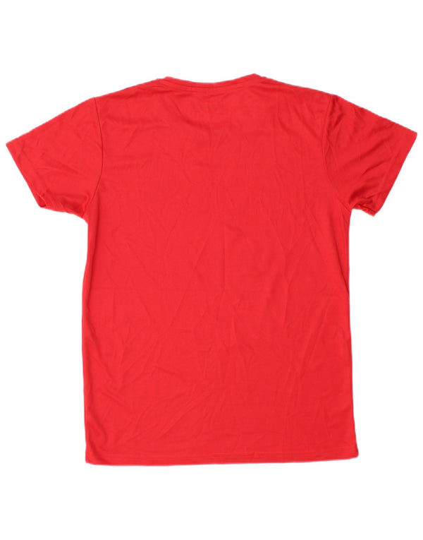 UNDER ARMOUR Mens Heat Gear T-Shirt Top Small Red