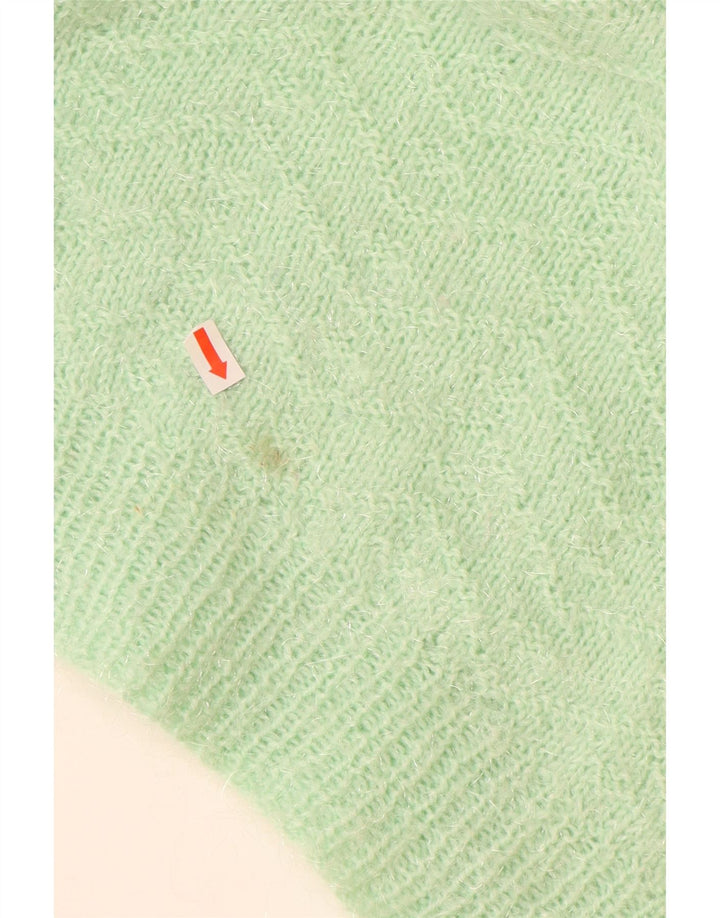 VINTAGE Womens Boat Neck Jumper Sweater UK 18 XL Green