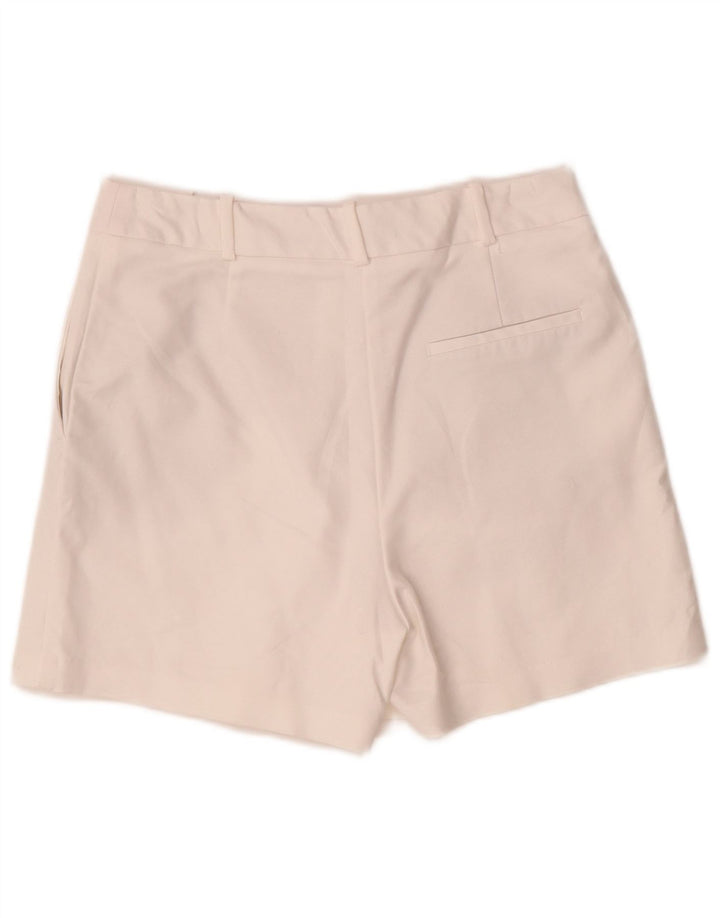 Zara Womens Chino Shorts Medium W28  White Cotton