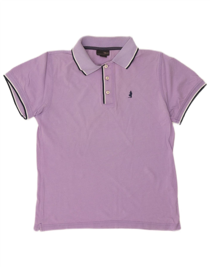 MARLBORO CLASSICS Mens Polo Shirt Small Purple Cotton