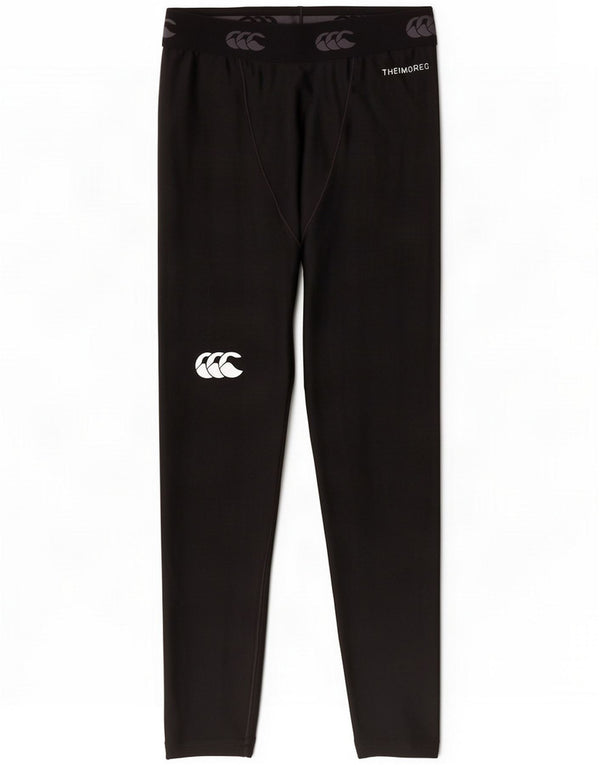 Canterbury Boys Graphic Leggings 9-10 Years Medium Black Polyester