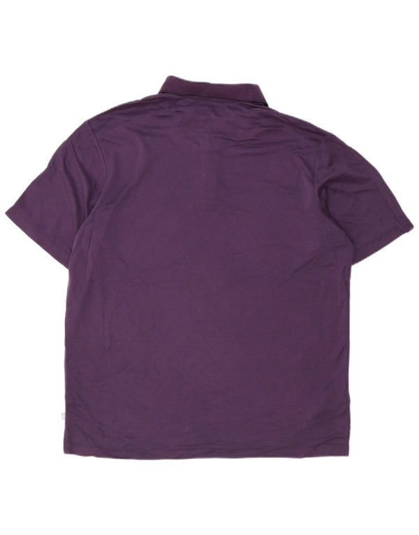 TOMMY BAHAMA Mens Polo Shirt Medium Purple Modal