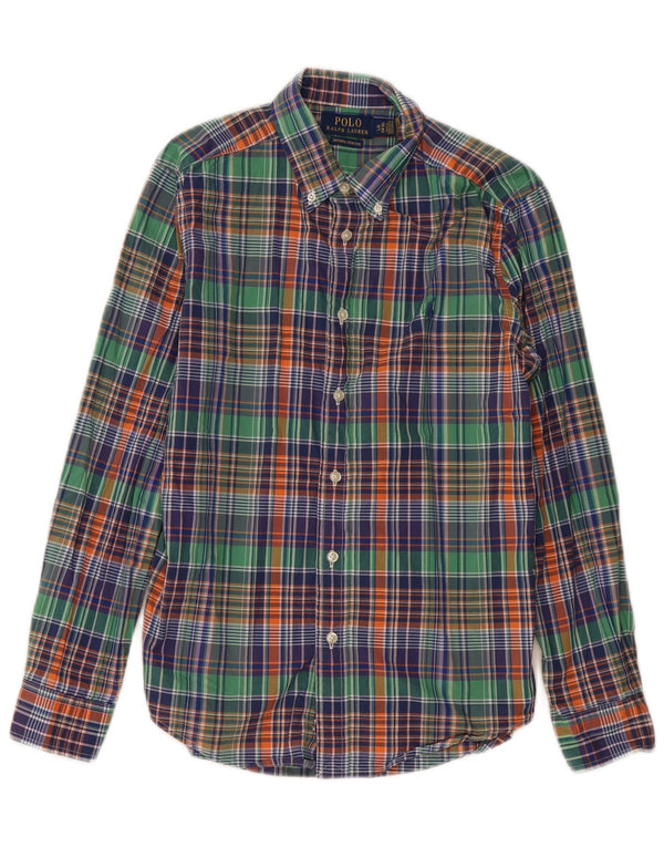 POLO RALPH LAUREN Boys Shirt 14-15 Years Large Multicoloured Check Cotton