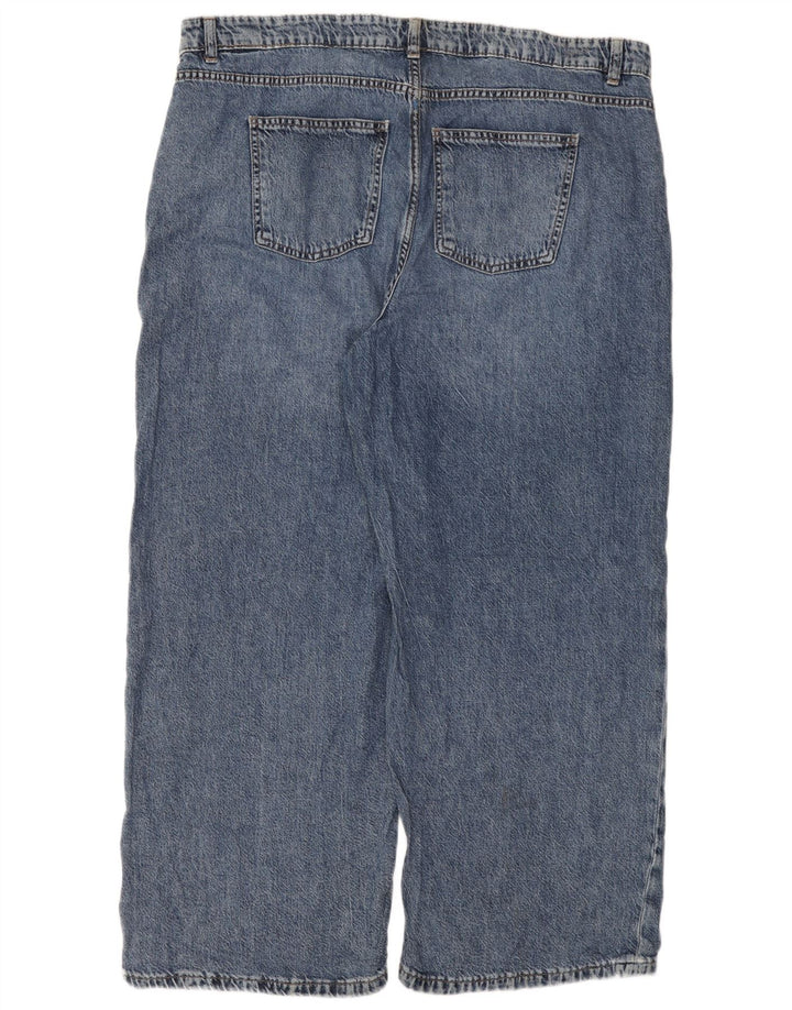 Marks & Spencer Womens Straight Jeans W40 L28 Blue