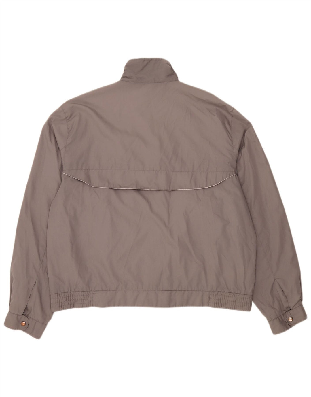 C & A Mens Bomber Jacket IT 58 4XL Grey Colourblock Polyester