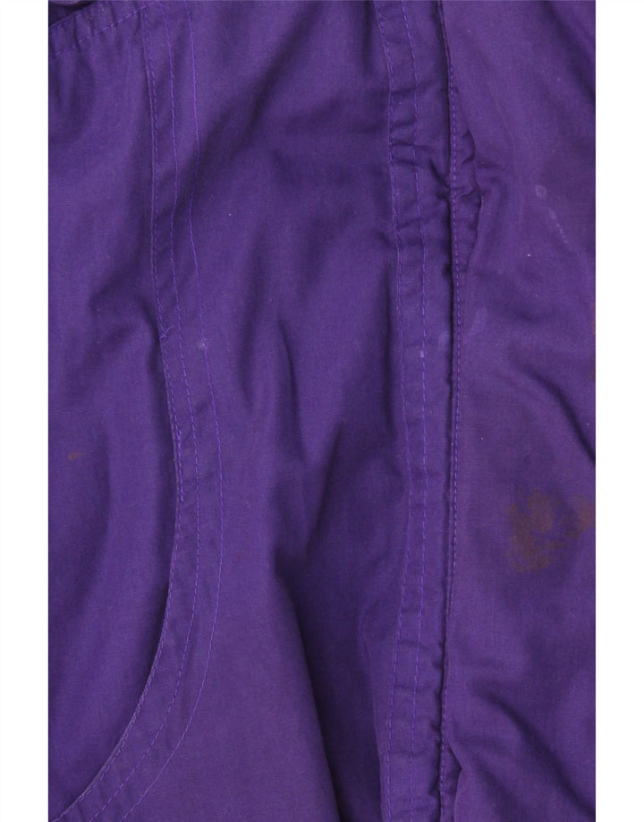 VINTAGE Womens Oversized Windbreaker Jacket EU 40 Medium Purple Polyester Vintage Vintage and Second-Hand Vintage from Messina Hembry 