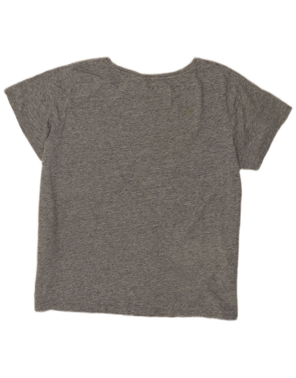 Levi's Womens Graphic T-Shirt Top UK 18 XL Grey Flecked Cotton
