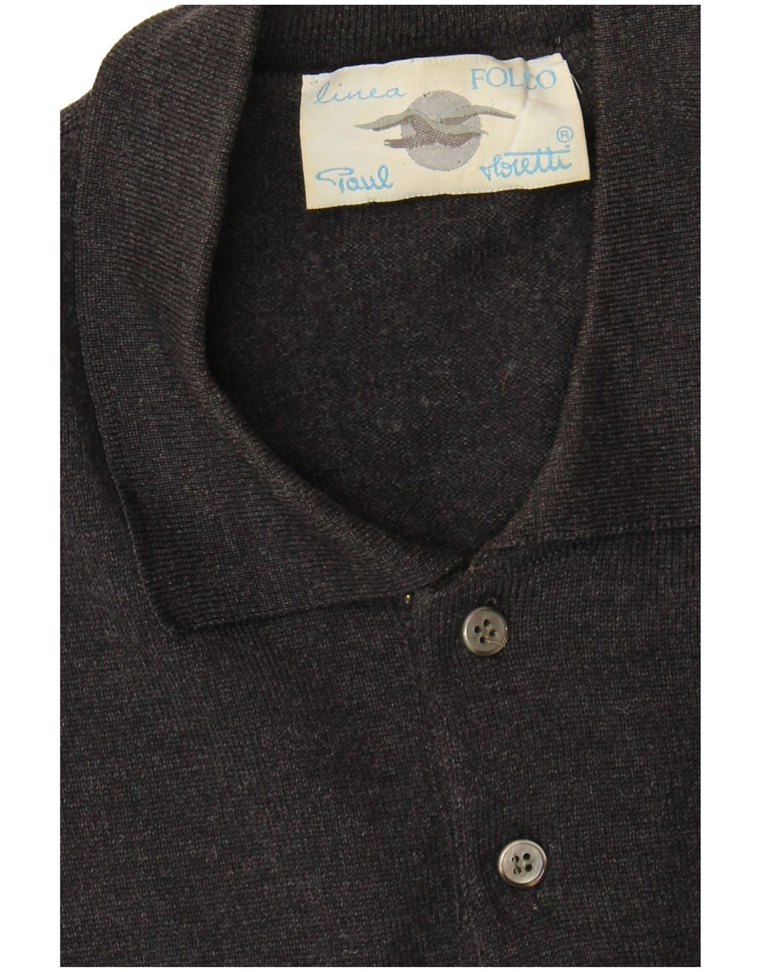 Vintage Mens Polo Neck Jumper Sweater IT 54 XL Grey