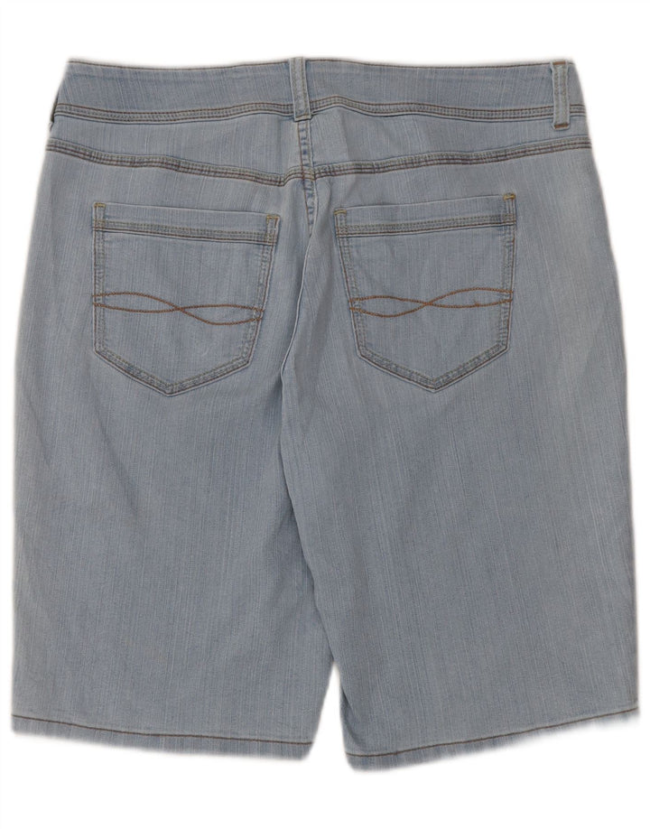 Lee Womens Riders Denim Shorts W34 Large  Blue