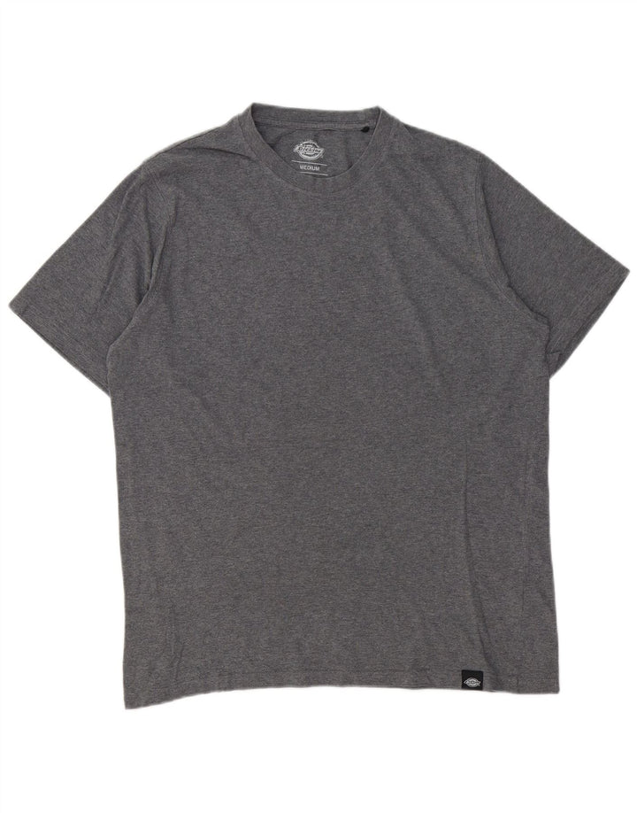 Dickies Mens T-Shirt Top Medium Grey Cotton